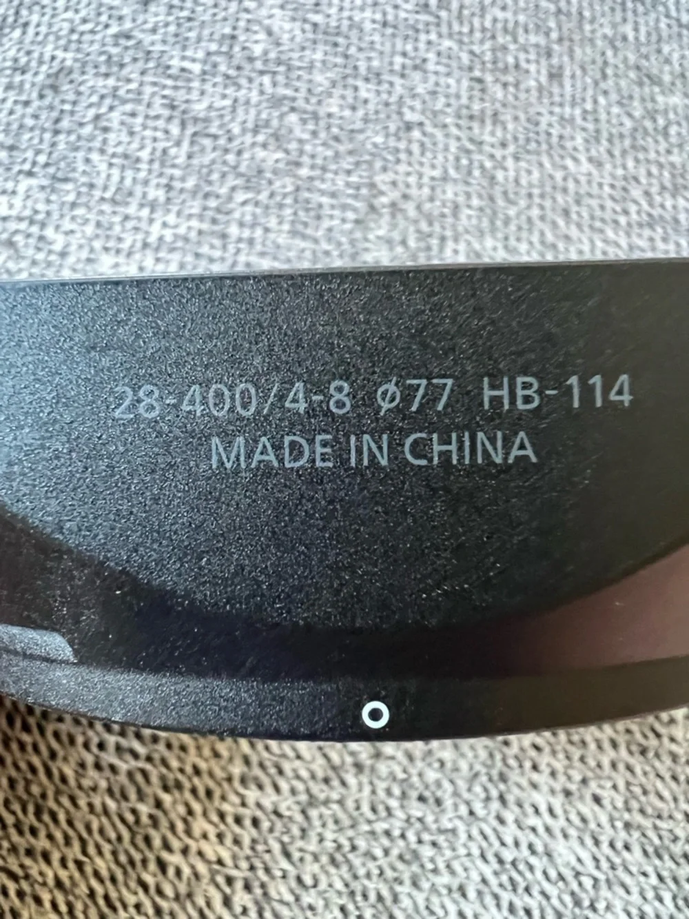 Nikon HB-114 Tulip Lens Hood in Black ***See photos and description***